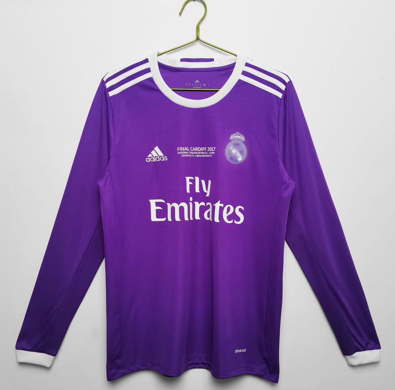 Real Madrid Away 2016-17 Final Cardiff 2017 Long Sleeves