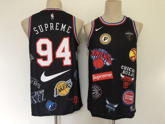 Nike X Supreme Black NBA Jersey