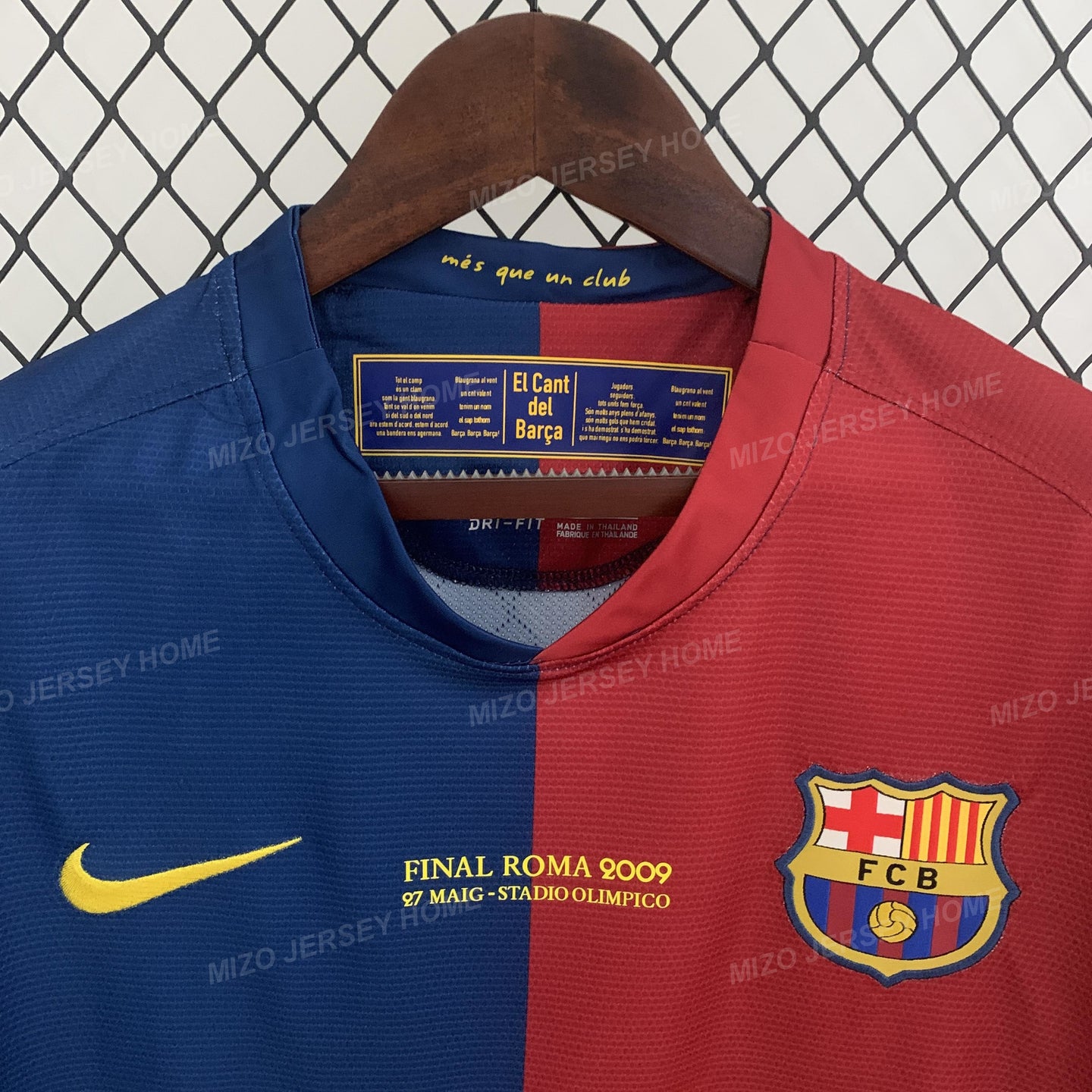 BARCELONA Retro Long Sleeves 2008-2009 Home Jersey