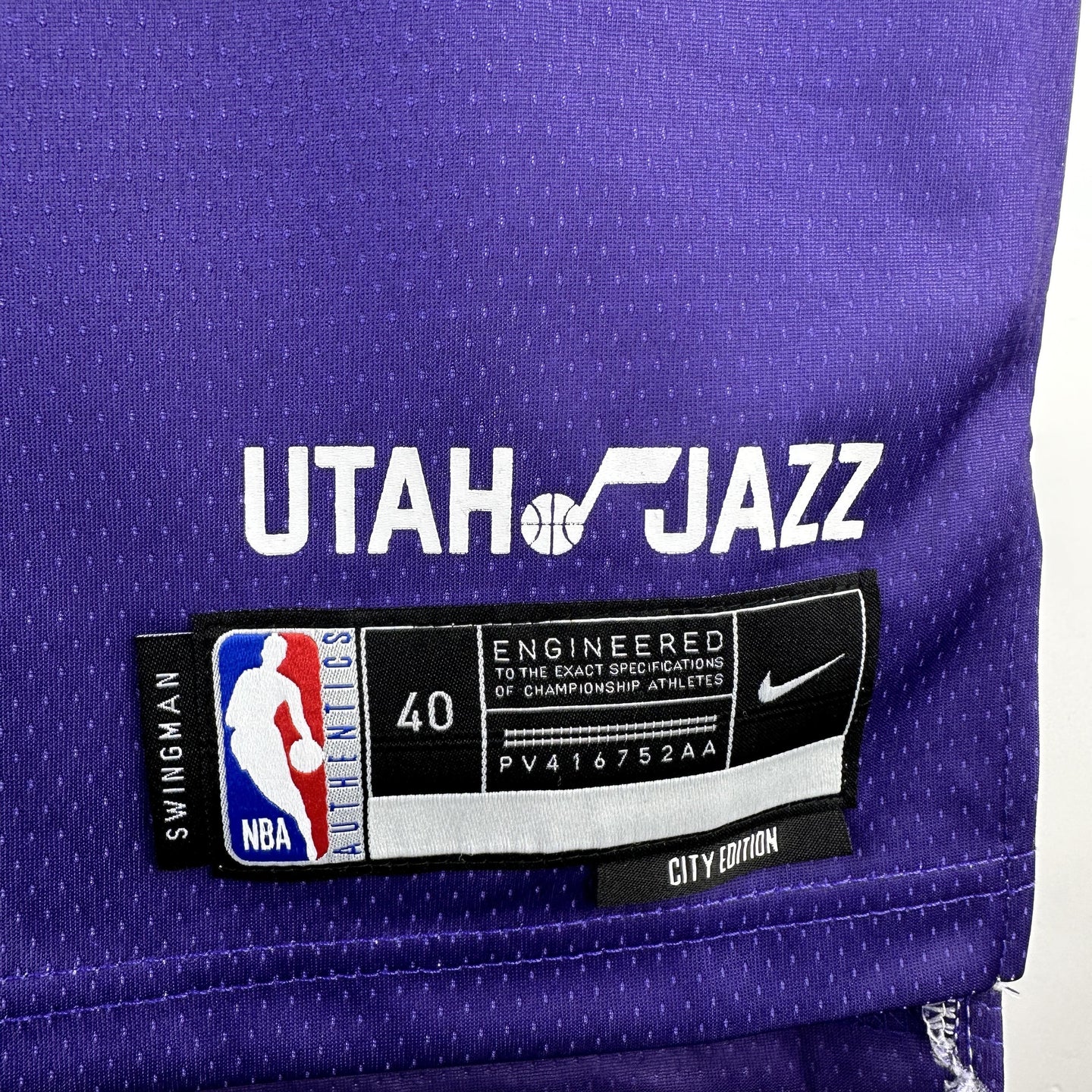 CLARKSON 00 Purple Utah Jazz Heat Pressed Edition NBA Jersey