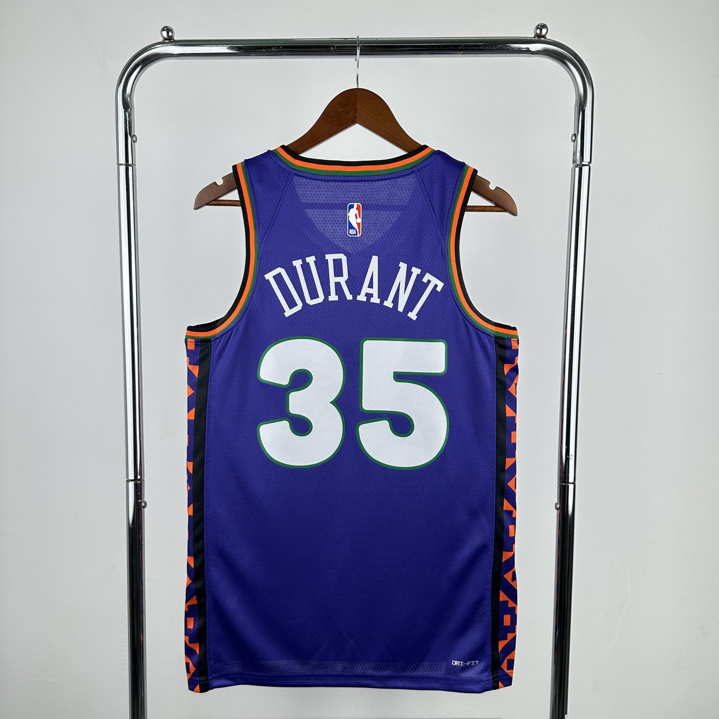 DURANT 35 Purple The Valley Heat Pressed Edition NBA Jersey