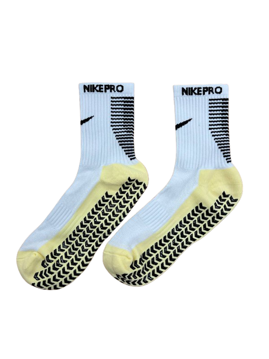 Nike Pro White Grip Socks Crew