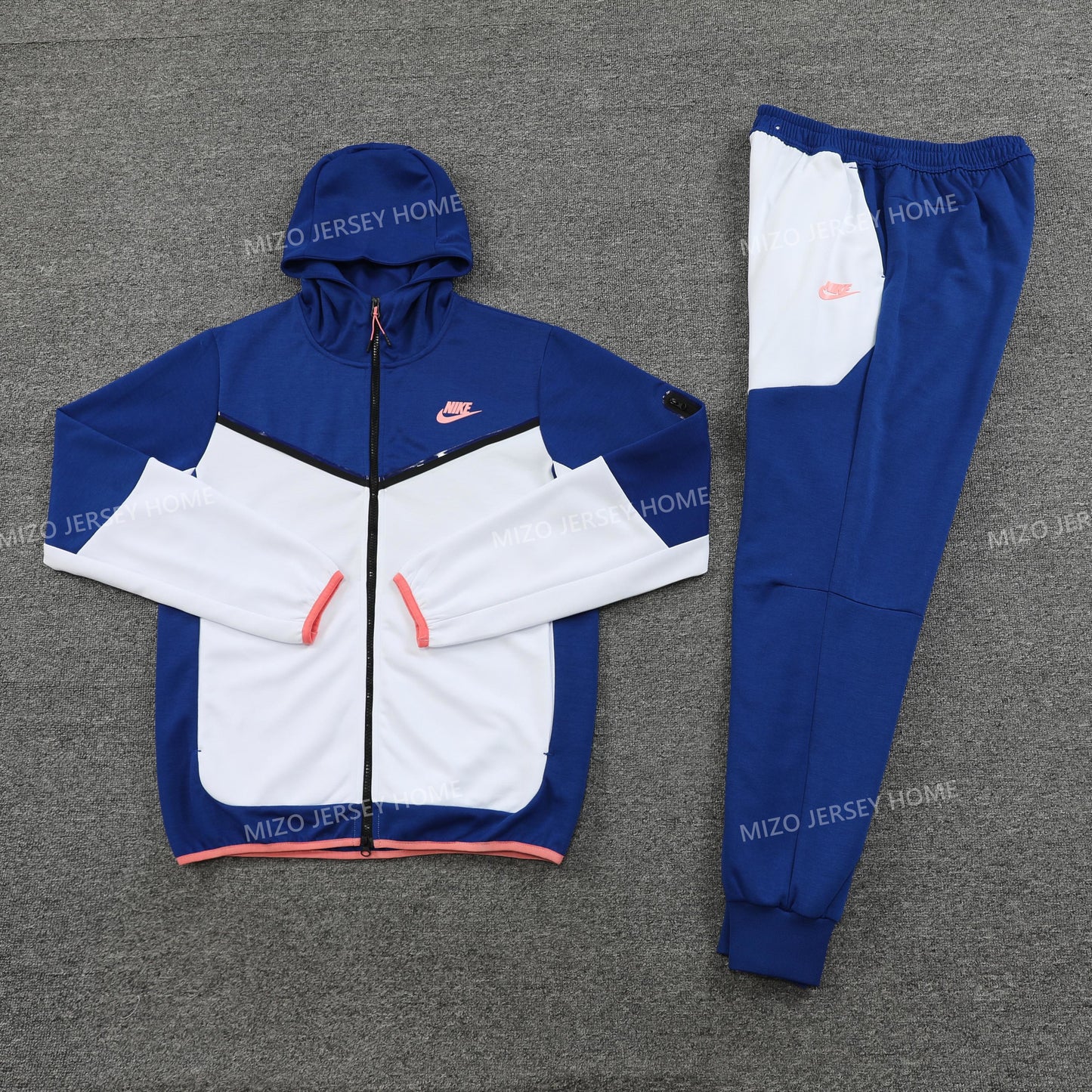 Nike Tech Fleece White & Blue