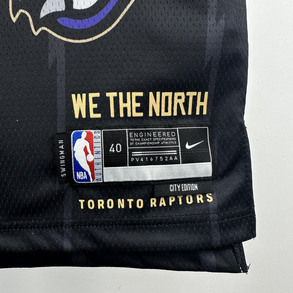 CARTER 15 Black Toronto Raptors Heat Pressed Edition NBA Jersey