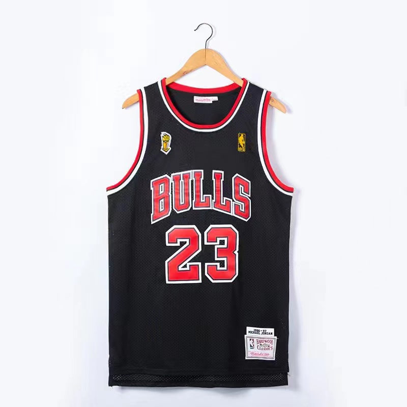 JORDAN 23 BLACK Chicago Bulls NBA Jersey