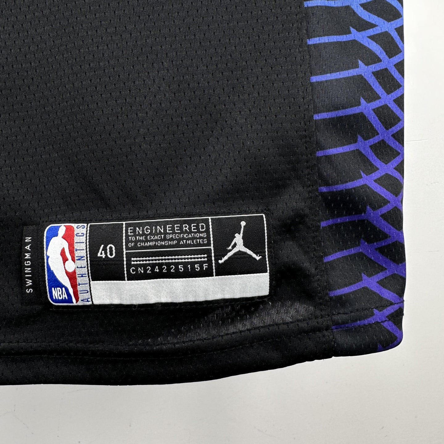 BALL 1 Black Buzzcity Heat Pressed Edition NBA Jersey