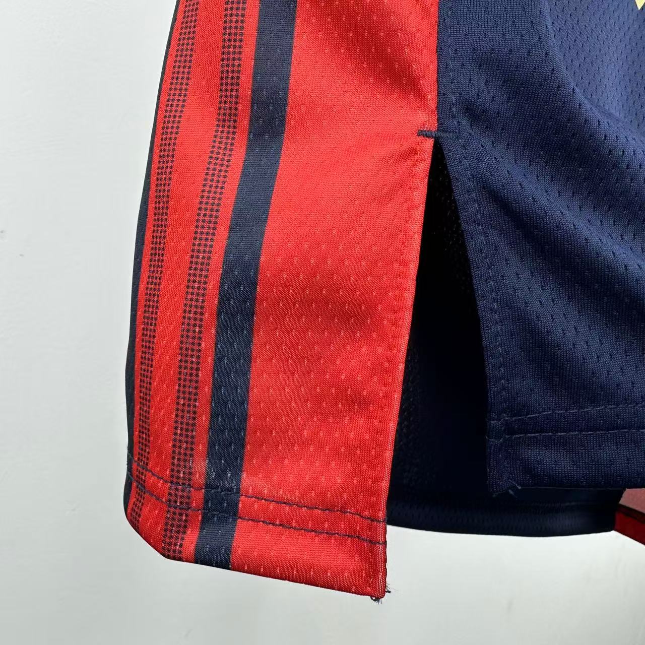 CURRY 30 Dark Blue Golden State Warriors Heat Pressed Edition NBA Jersey