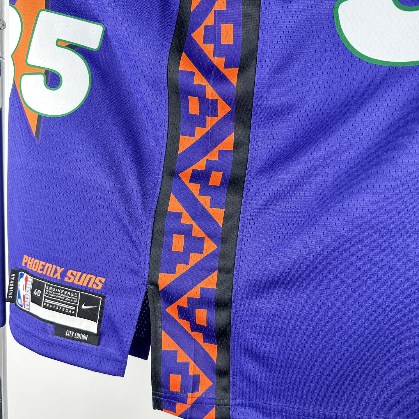 DURANT 35 Purple The Valley Heat Pressed Edition NBA Jersey