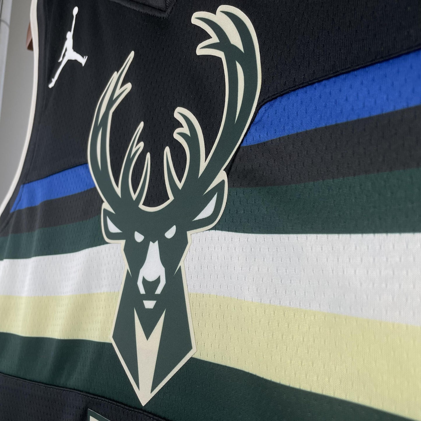 LILLARD 0 Black Milwaukee Bucks Heat Pressed Edition NBA Jersey
