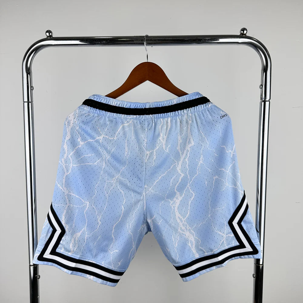 Jordan Sky Blue Lightning Diamond Shorts