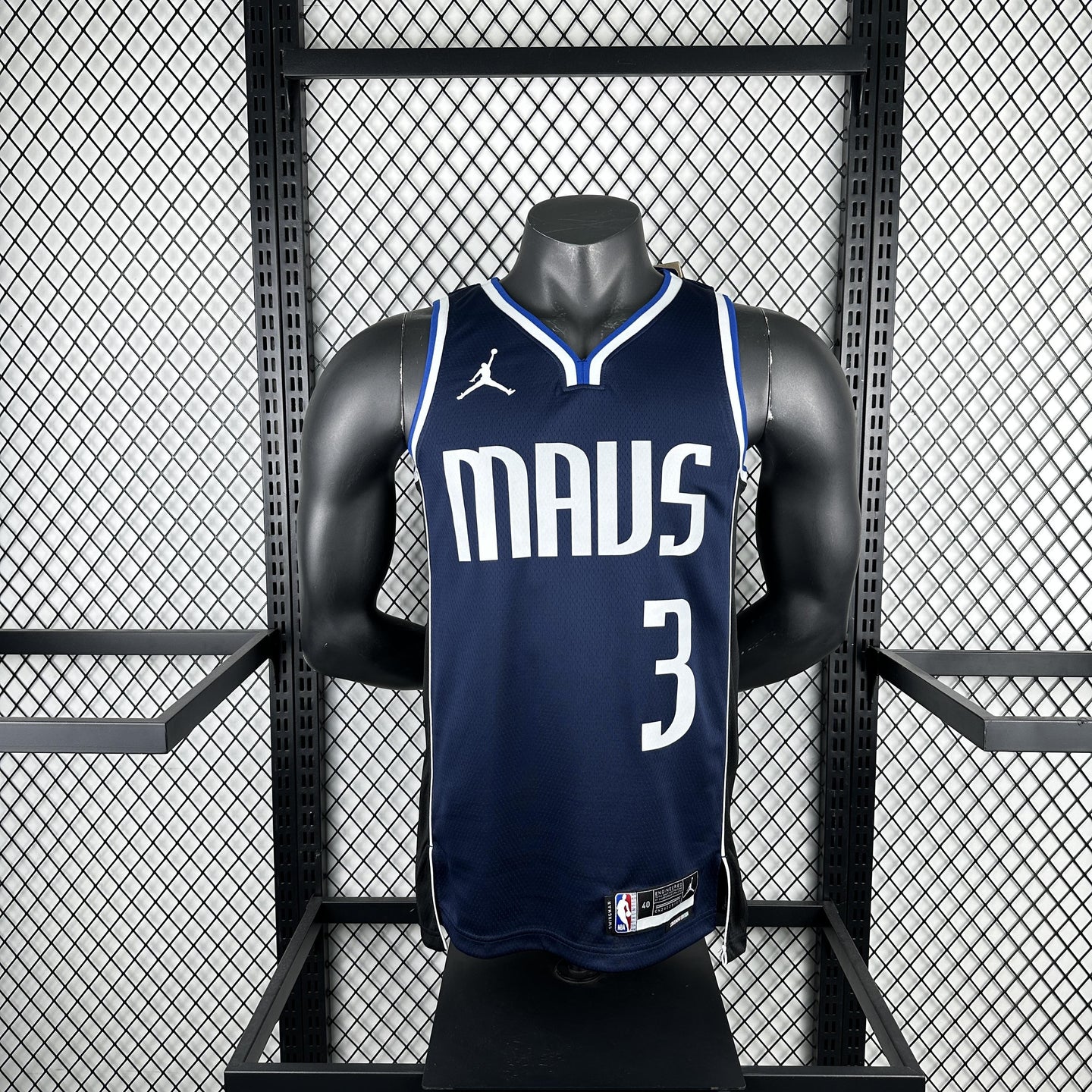 DAVIS 3 Dallas Mavericks Heat Pressed Edition NBA Jersey