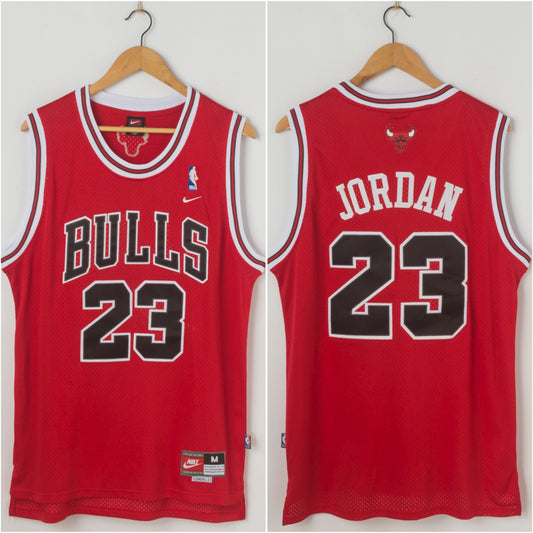 JORDAN 23 Nike Red Retro Chicago Bulls NBA Jersey