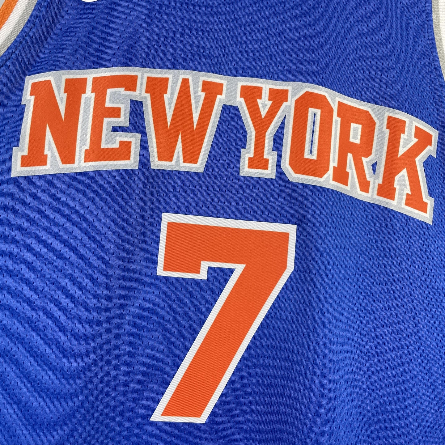 ANTHONY 7 New York Knicks Heat Pressed Edition NBA Jersey