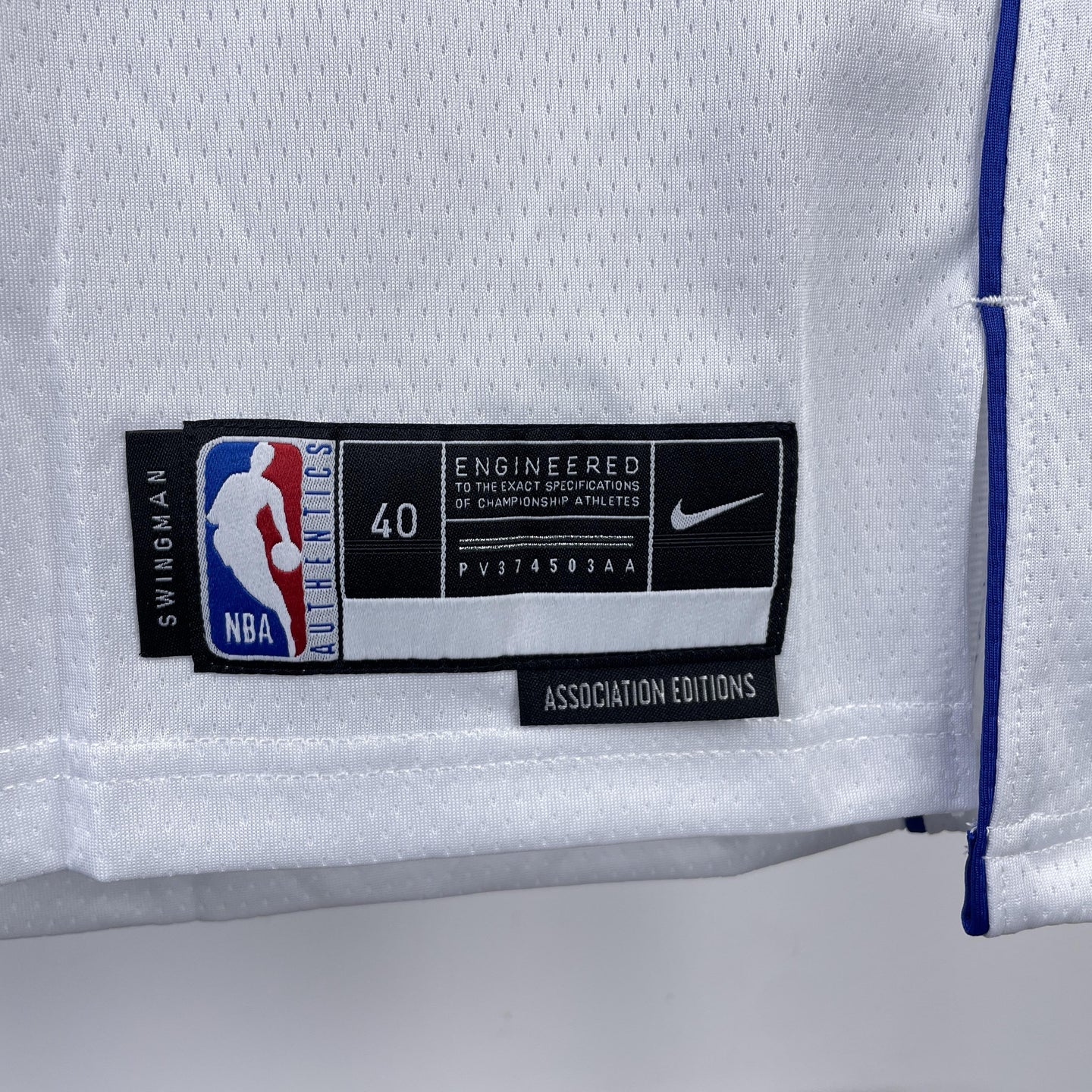 KYRIE IRVING 11 White Dallas Mavericks Heat Pressed Edition NBA Jersey