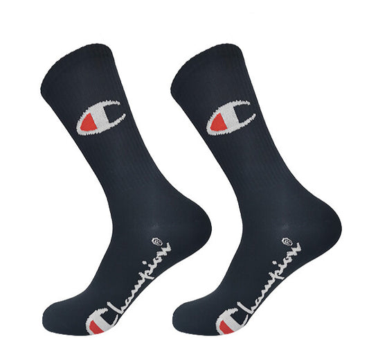 Champion Black Crew Socks