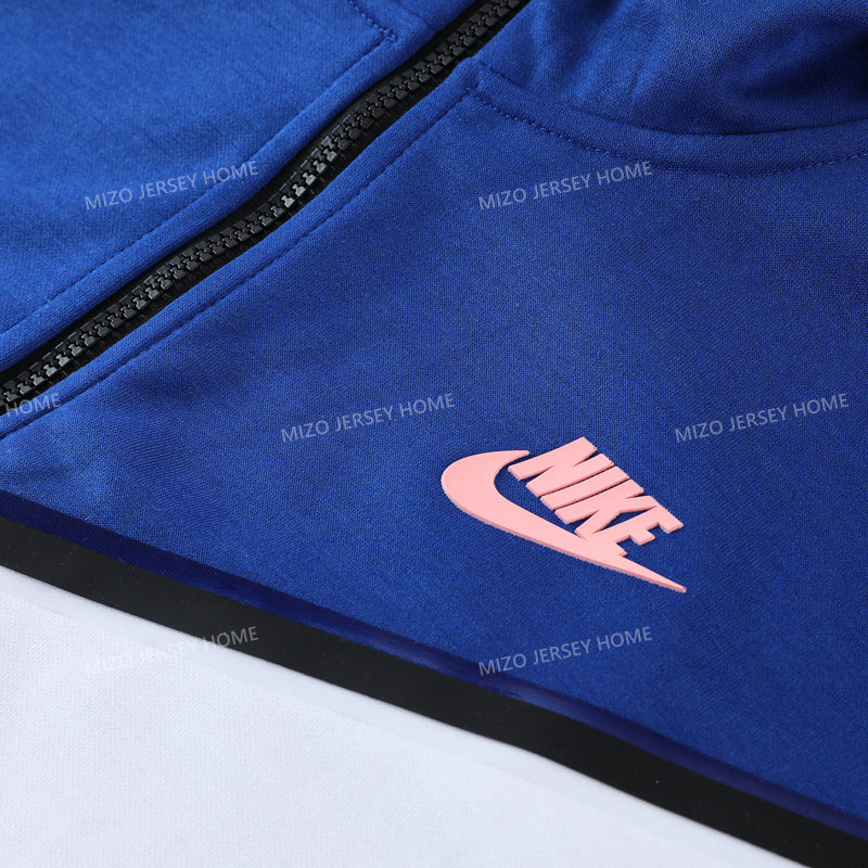 Nike Tech Fleece White & Blue