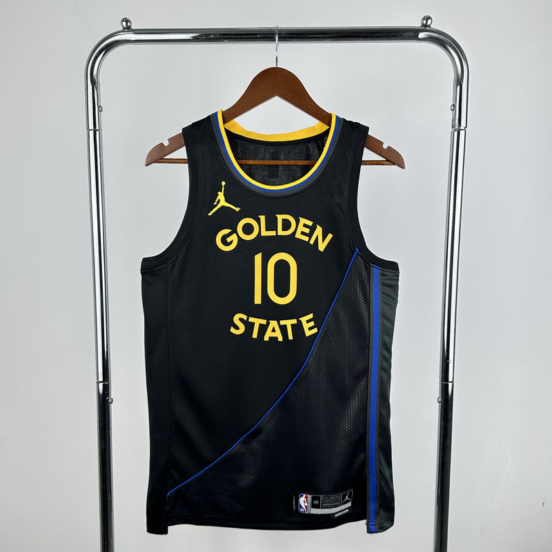 BUTLER III 10 Black Golden State Warriors Heat Pressed Edition NBA Jersey