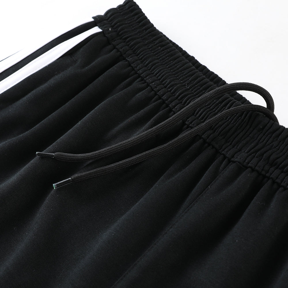 Adidas Black Hooded Tracksuit