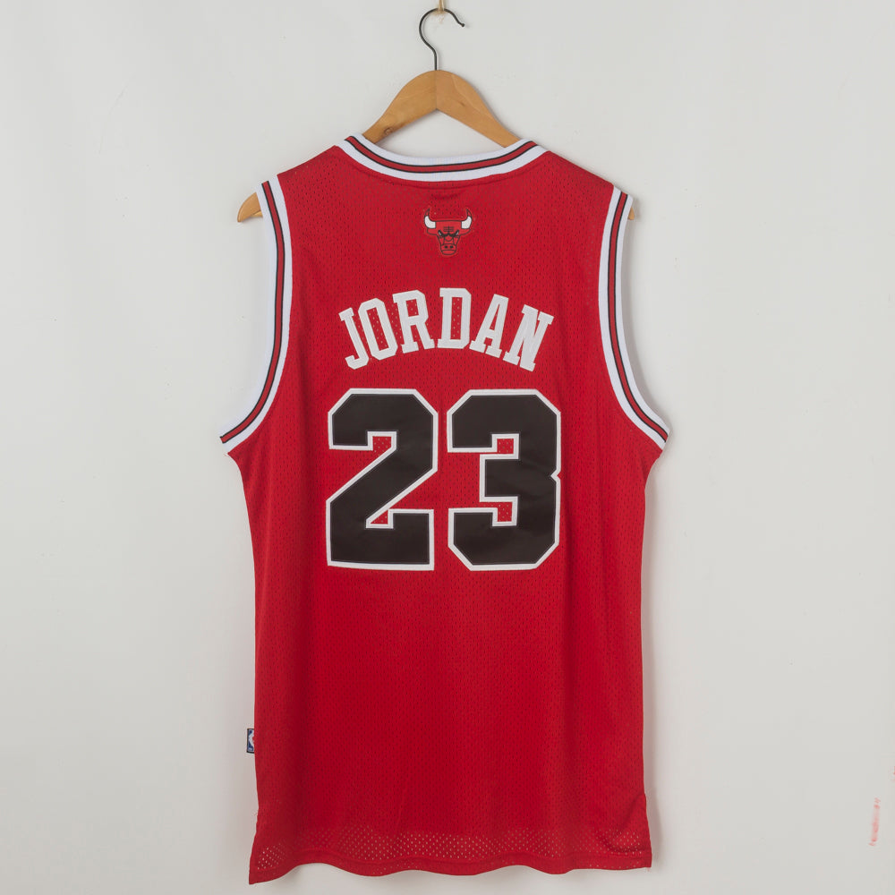 JORDAN 23 Nike Red Retro Chicago Bulls NBA Jersey