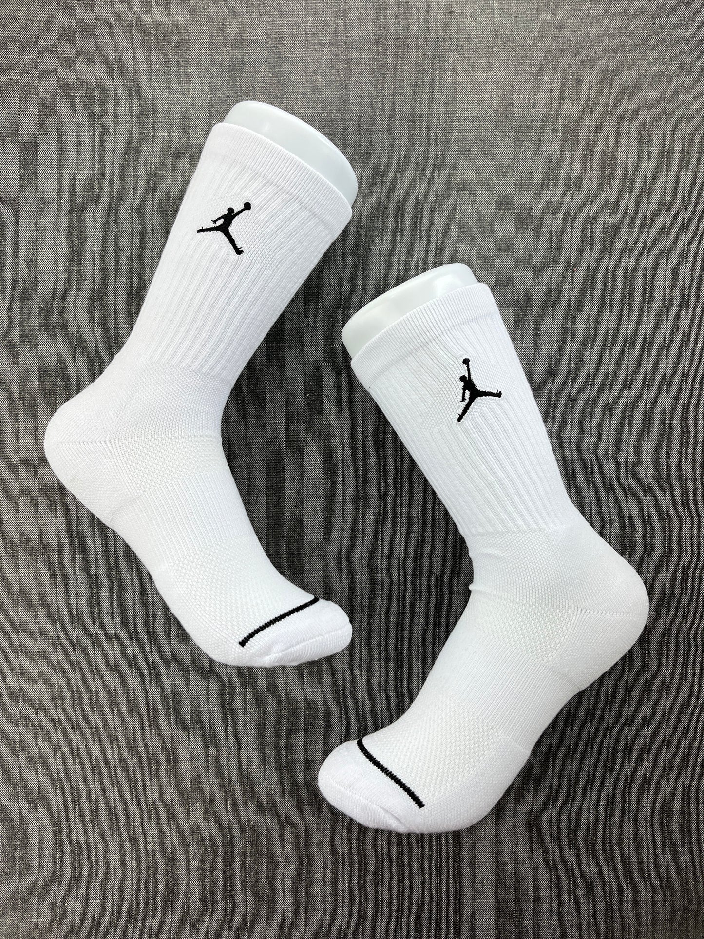 Jordan White Crew Socks