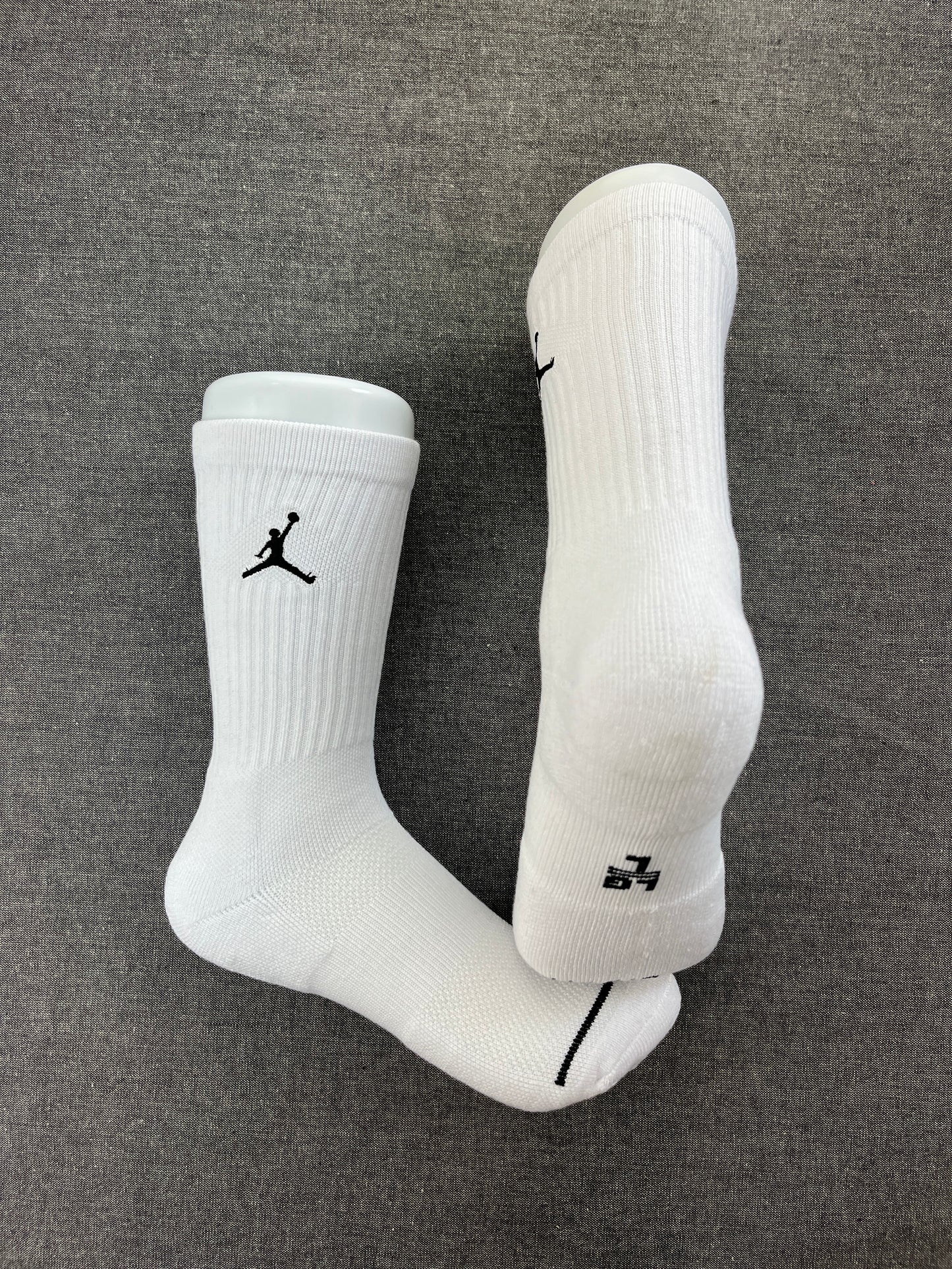 Jordan White Crew Socks