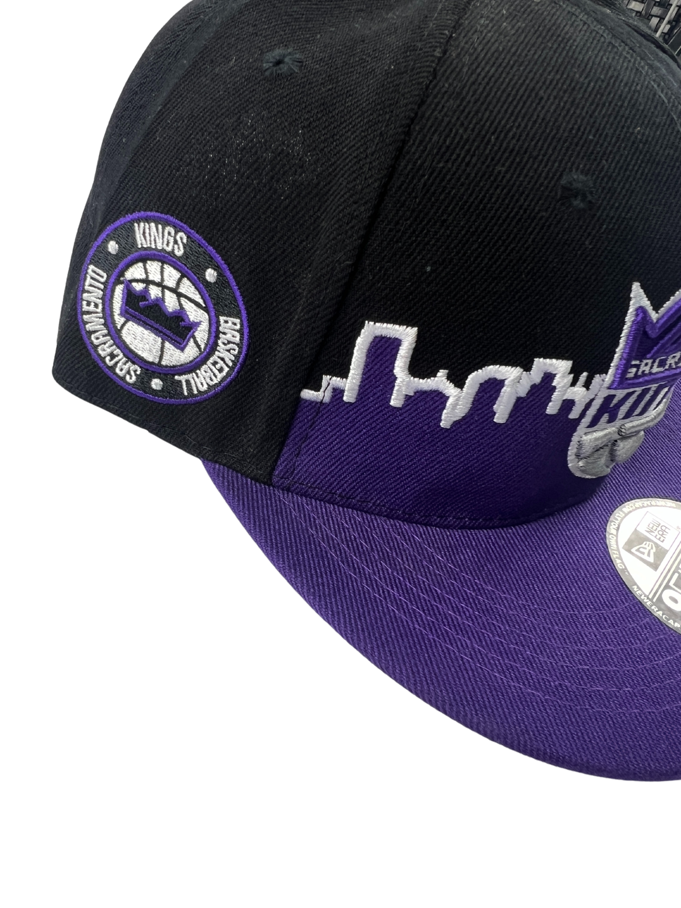 Sacramento Kings Black & Purple Cap