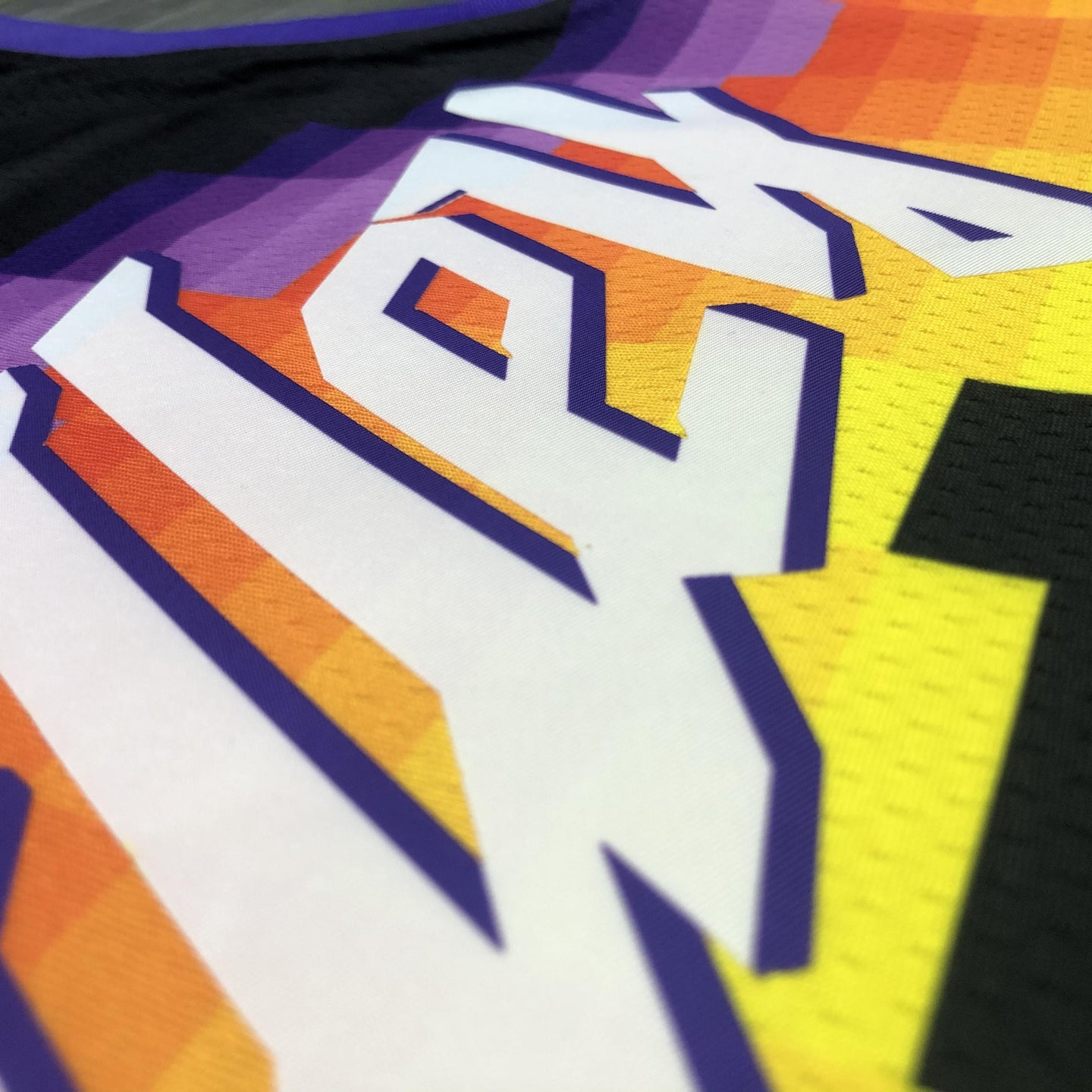 BOOKER 1 Black The Valley Heat Pressed Edition NBA Jersey