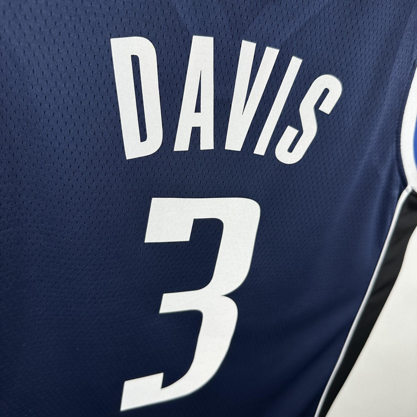 DAVIS 3 Dallas Mavericks Heat Pressed Edition NBA Jersey
