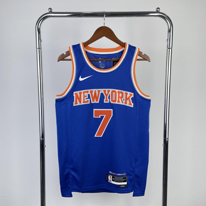 ANTHONY 7 New York Knicks Heat Pressed Edition NBA Jersey