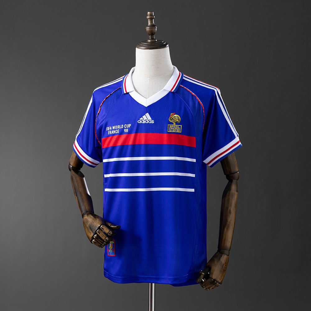 France Retro 1998 World Cup Final Home Jersey