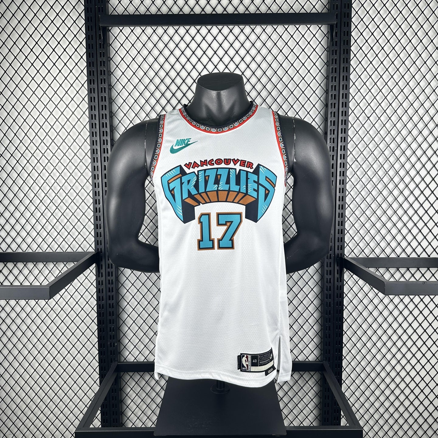 KAWAMURA 17 White Memphis Grizzlies Heat Pressed Edition NBA Jersey