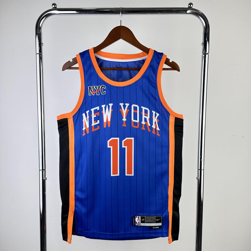 BRUNSON 11 New York Knicks Heat Pressed Edition NBA Jersey