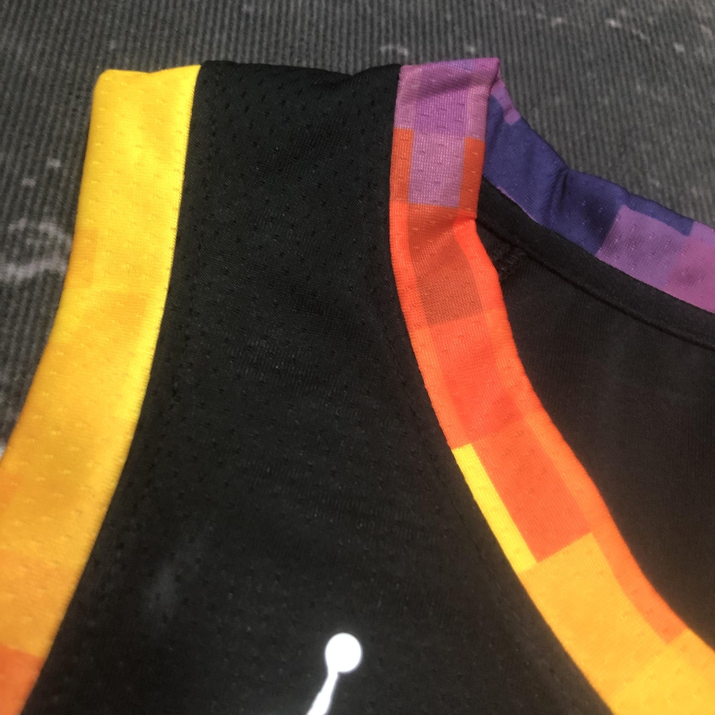 DURANT 35 Black Phoenix Suns  Heat Pressed Edition NBA Jersey