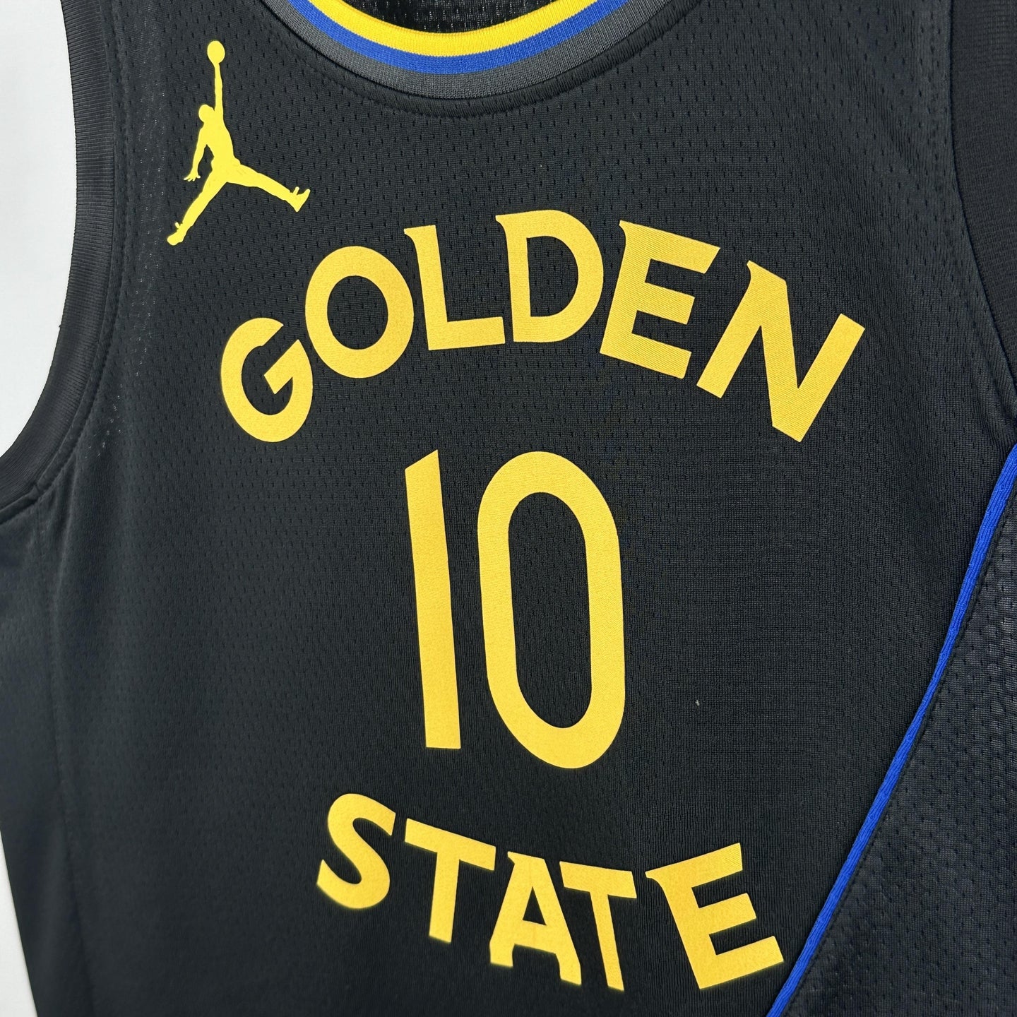 BUTLER III 10 Black Golden State Warriors Heat Pressed Edition NBA Jersey