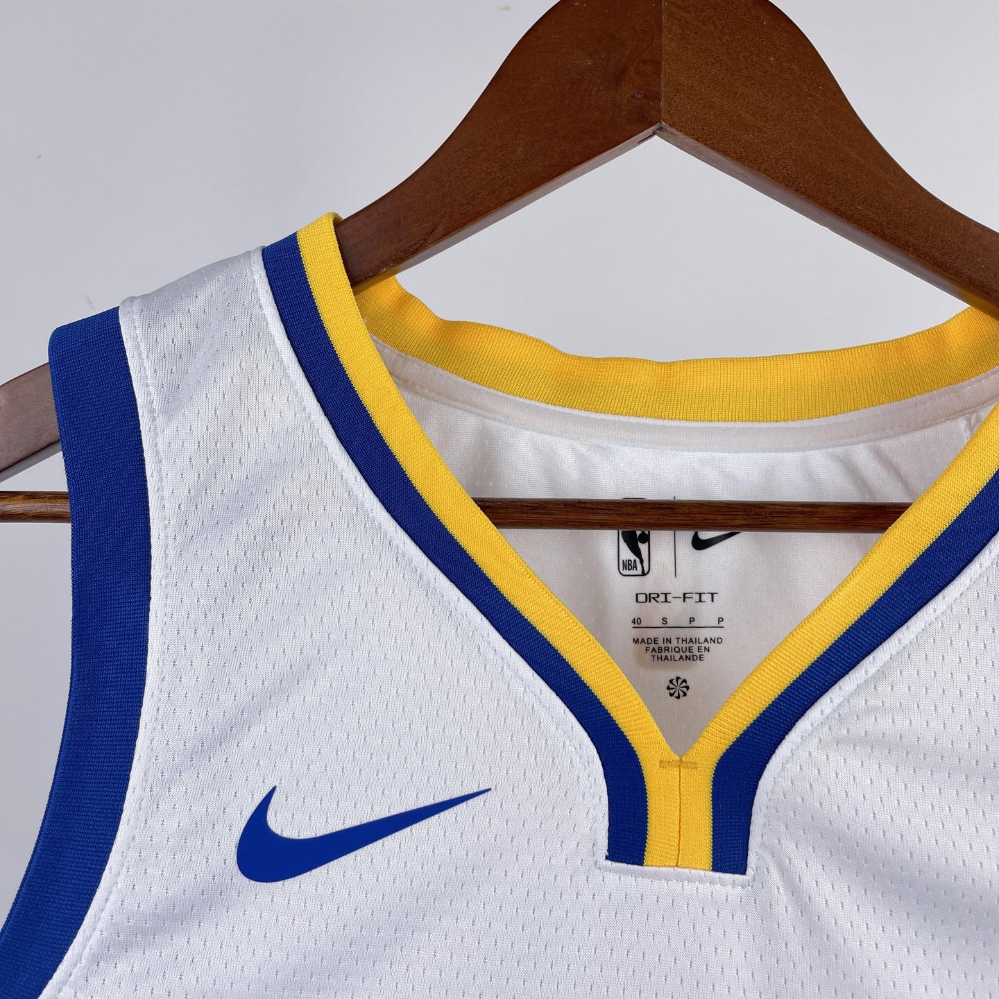 CURRY 30 White Golden State Warriors Heat Pressed Edition NBA Jersey