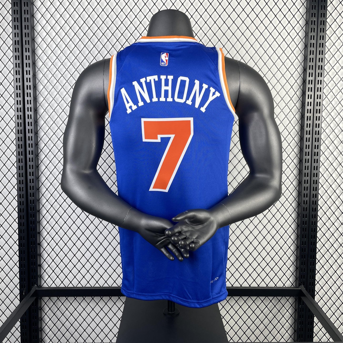 ANTHONY 7 New York Knicks Heat Pressed Edition NBA Jersey