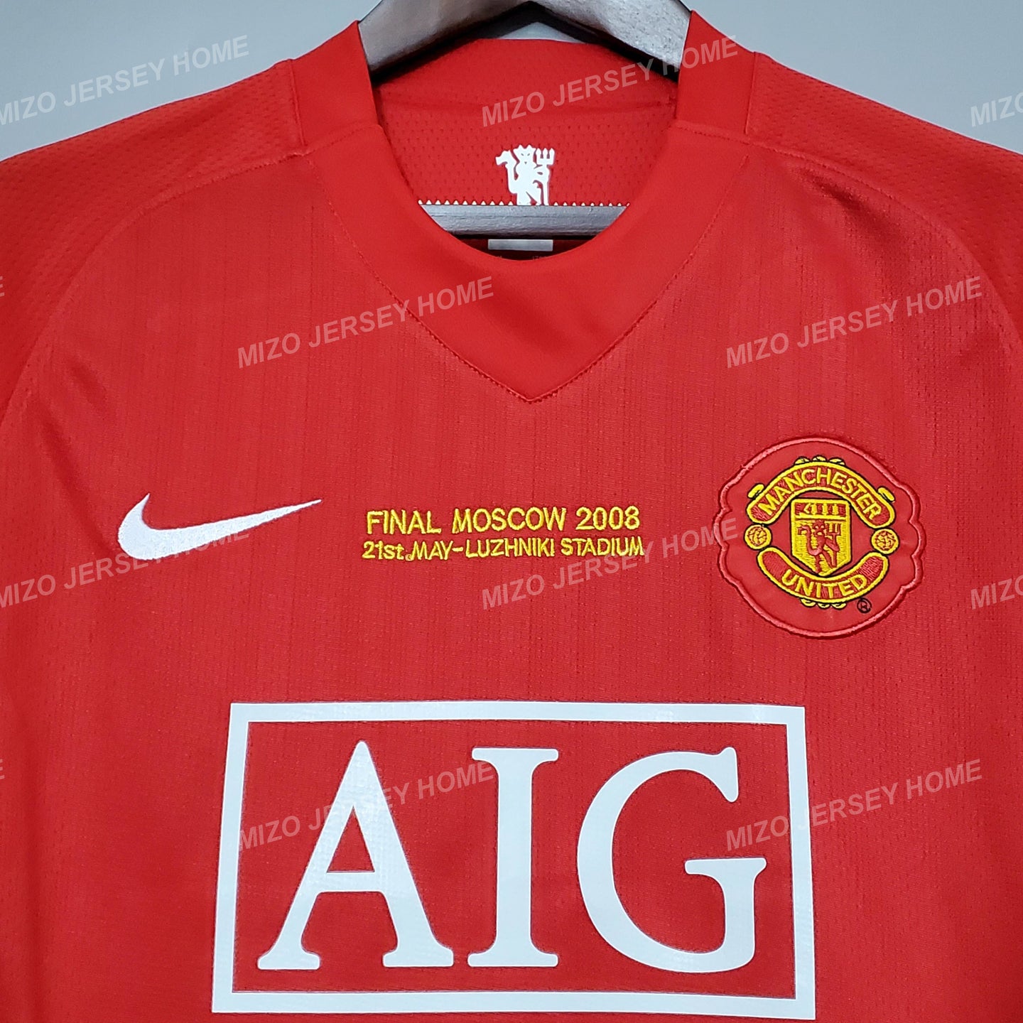 MANCHESTER UNITED Retro 2007-2008 Home Jersey Champions League Final Edition