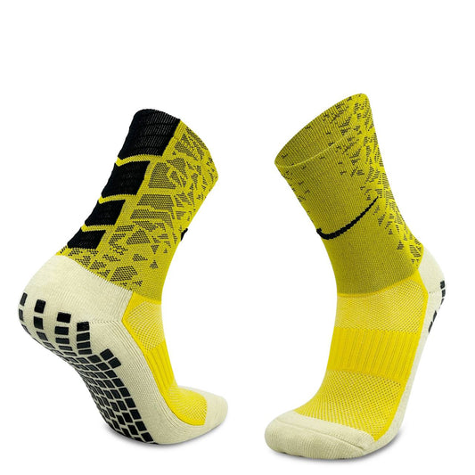 Nike Yellow Grip Socks Crew
