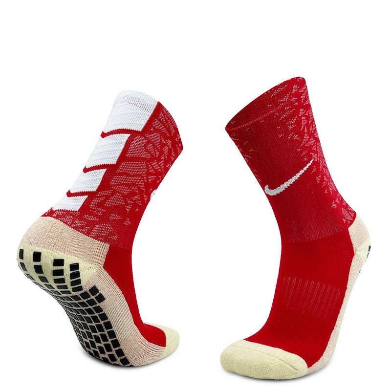 Nike Red Grip Socks Crew