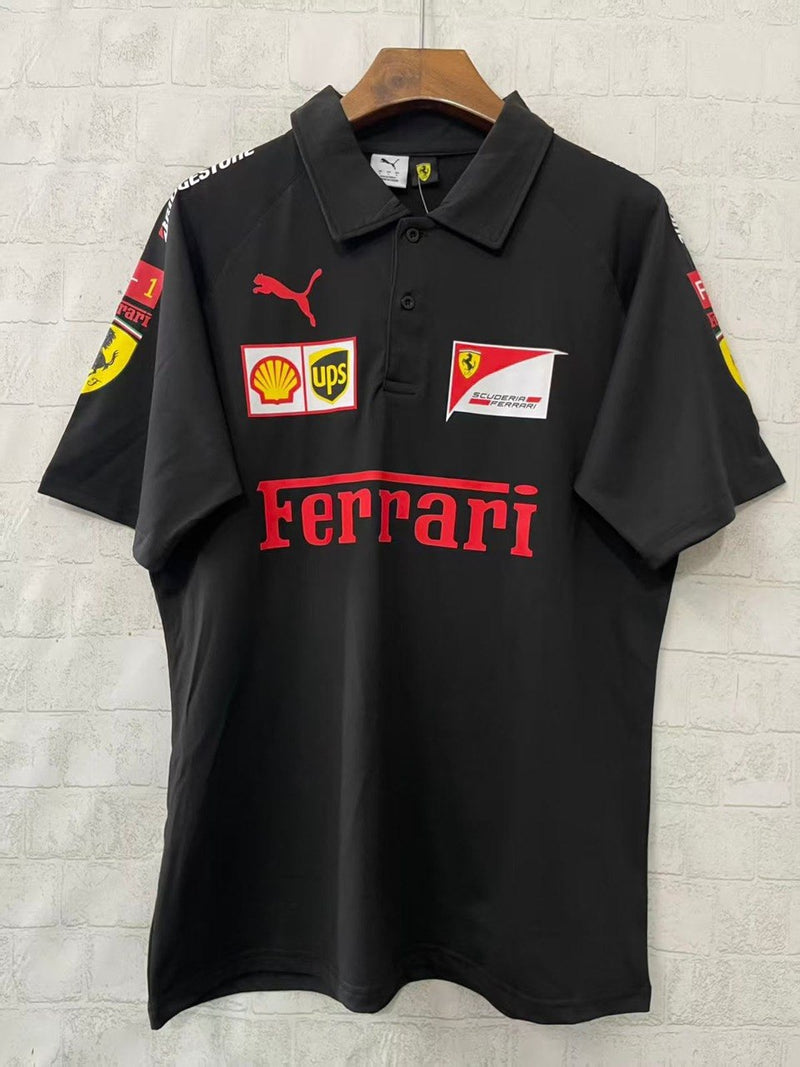 Ferrari Black Polo Shirt