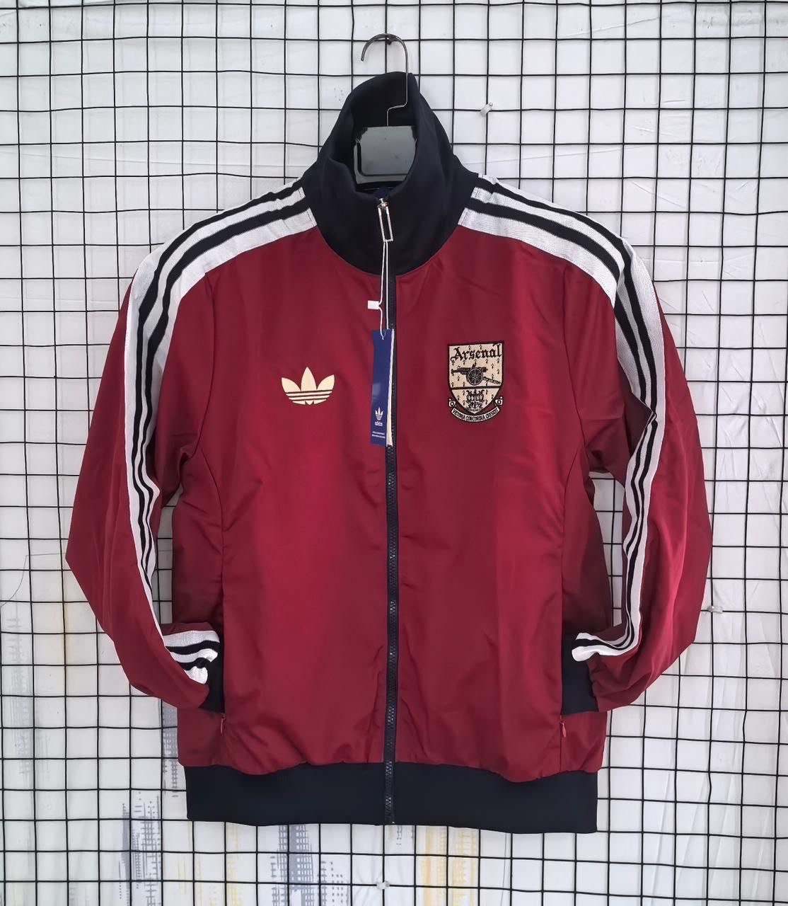 Adidas X Arsenal Red Windcheater Jacket