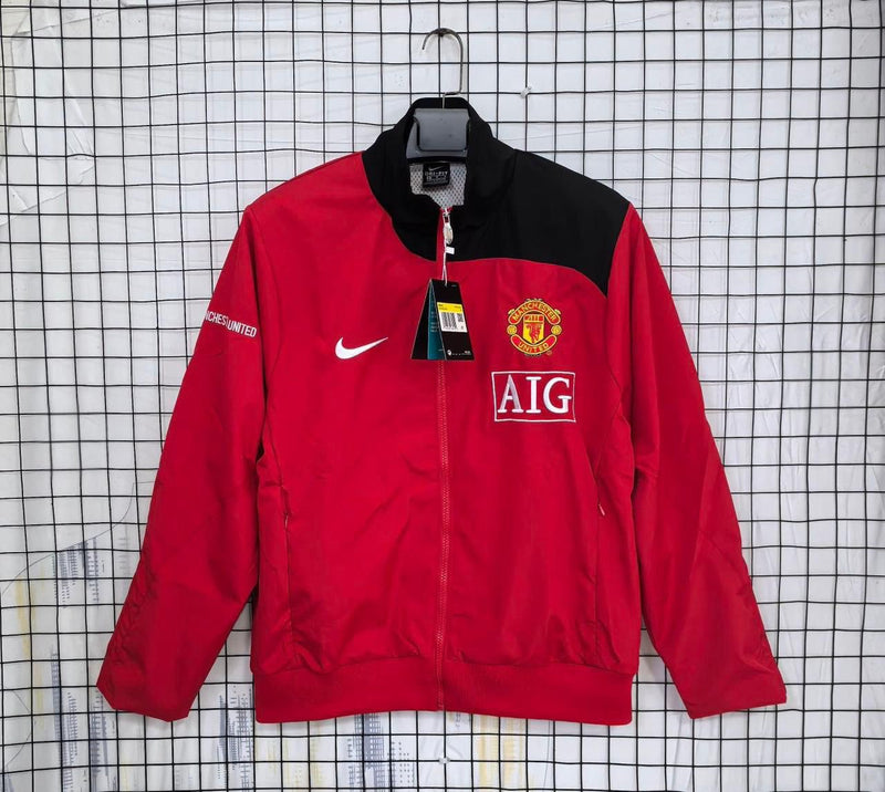 Adidas X Manchester United AIG Red Windcheater Jacket