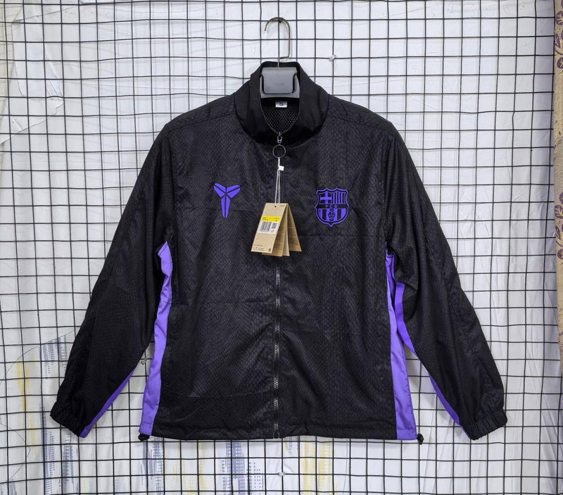 Barcelona X Kobe Bryant Black Windcheater Jacket