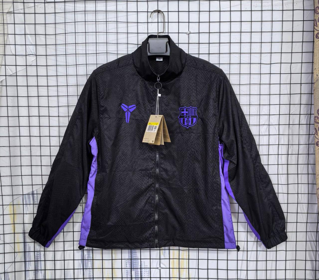 Barcelona X Kobe Bryant Black Windcheater Jacket