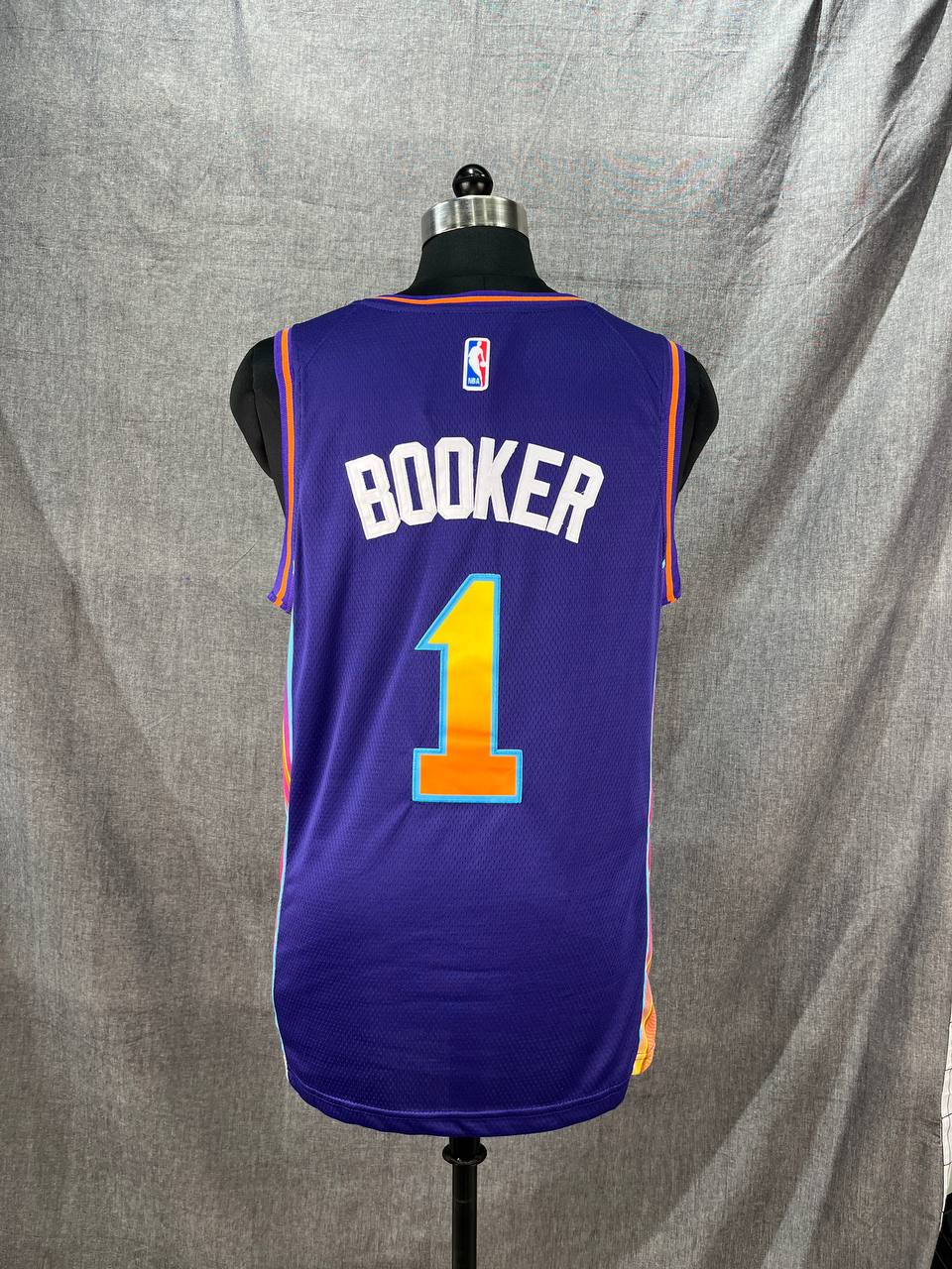 BOOKER 1 Purple El-Valle Phoenix Suns NBA Jersey