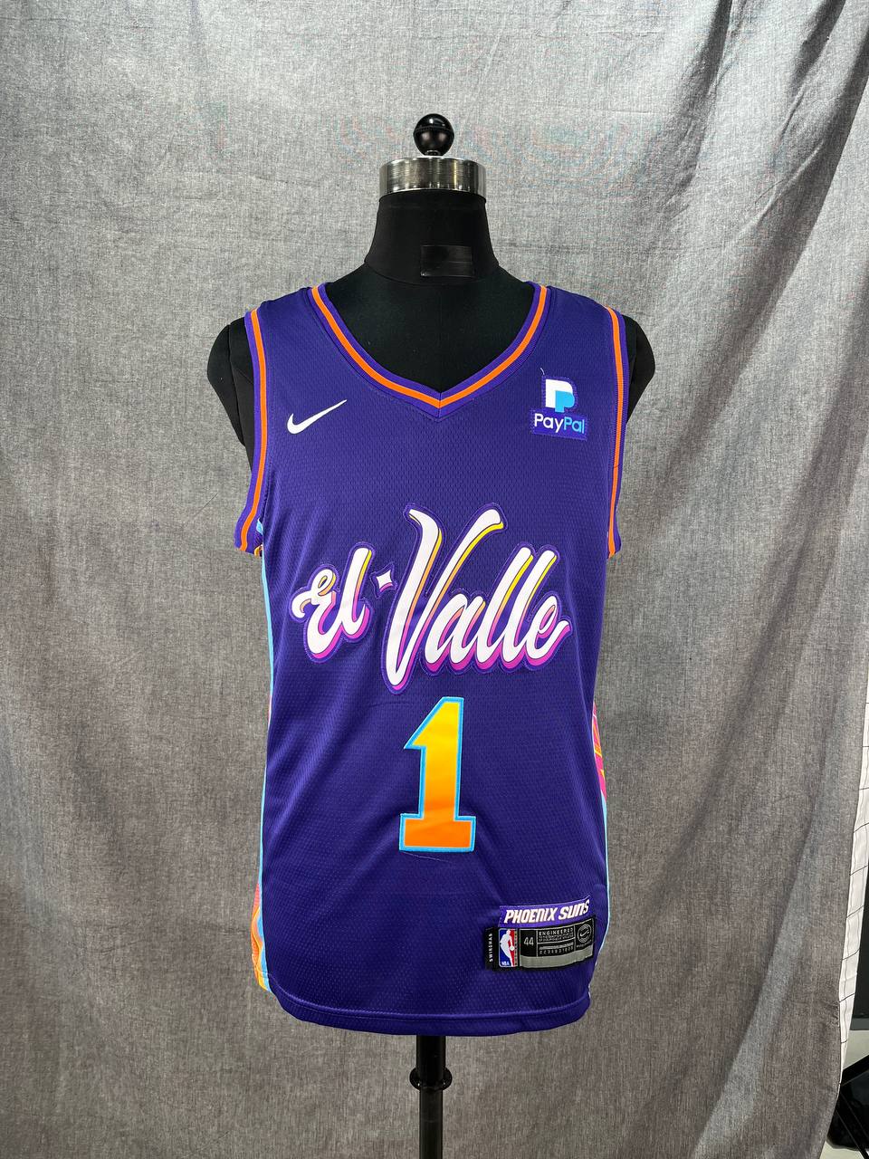 BOOKER 1 Purple El-Valle Phoenix Suns NBA Jersey