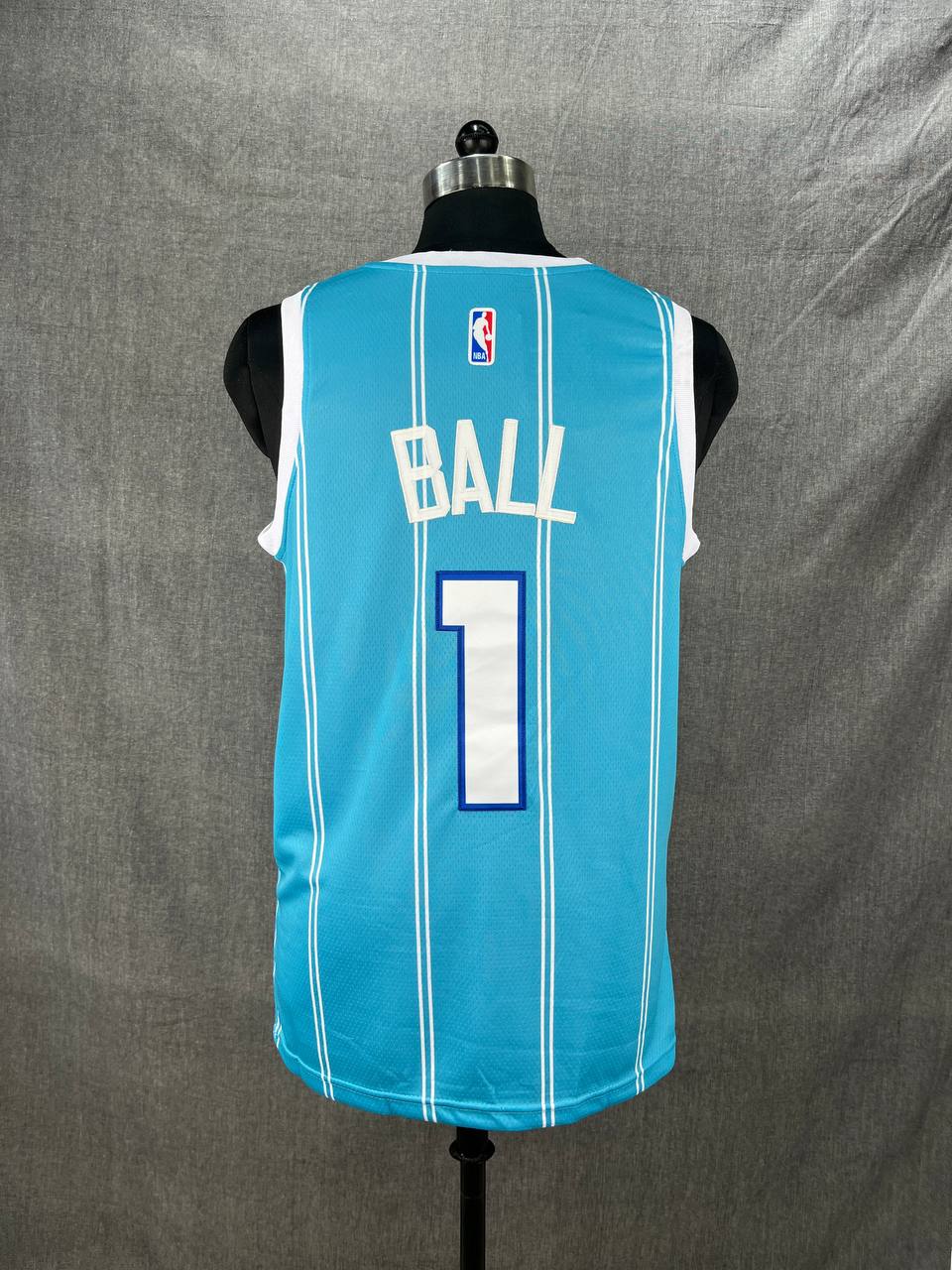 LaMelo BALL 1 Blue Charlotte Hornets NBA Jersey