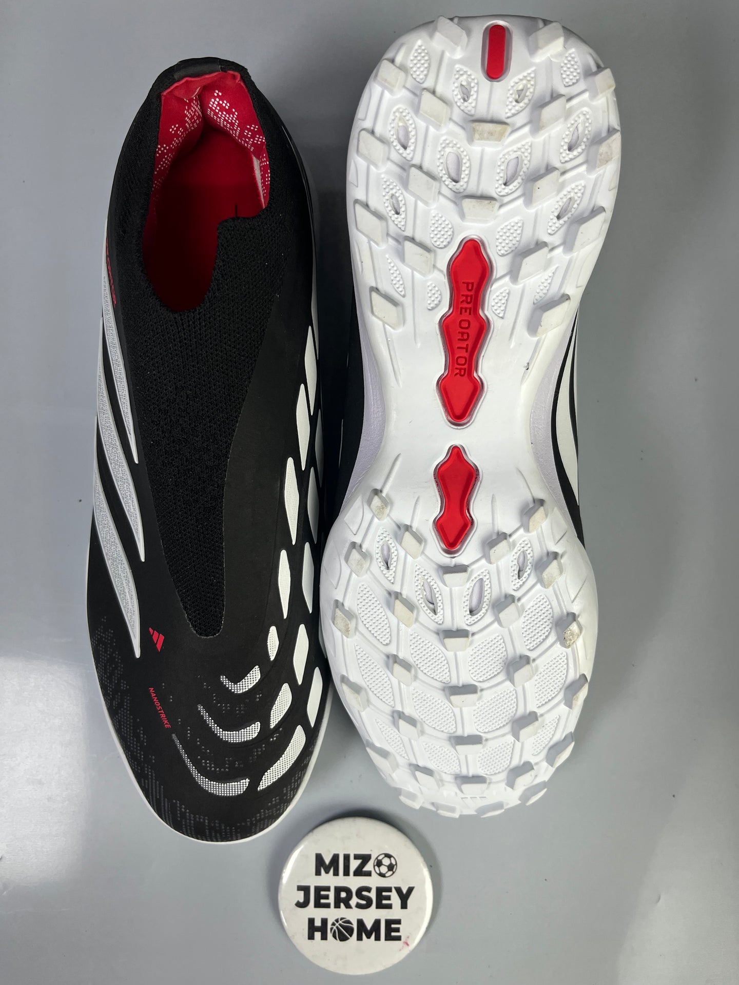 Adidas Predator League Lace less Black Turf Football Shoes