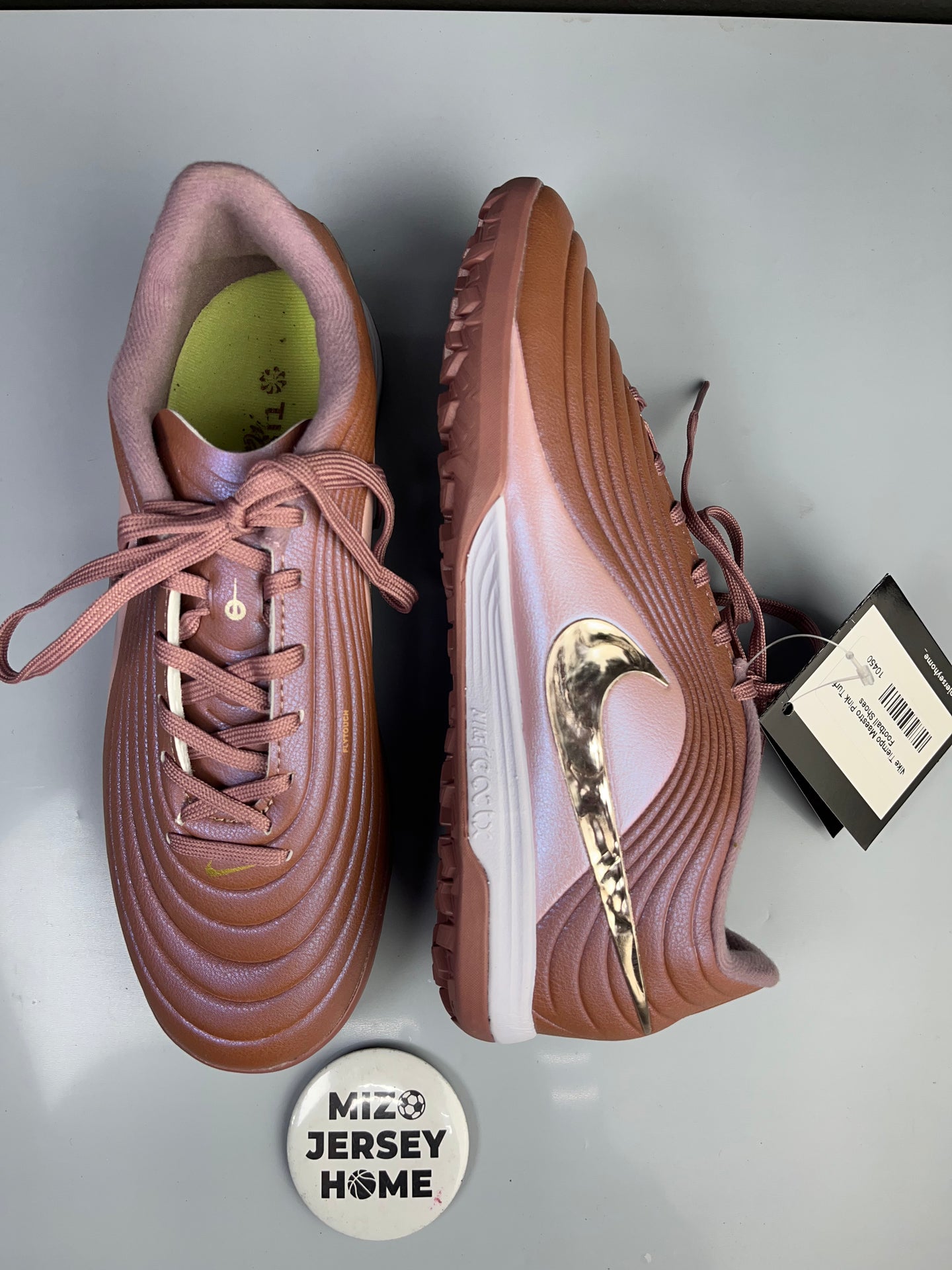 Nike Tiempo Maestro Pink Turf Football Shoes