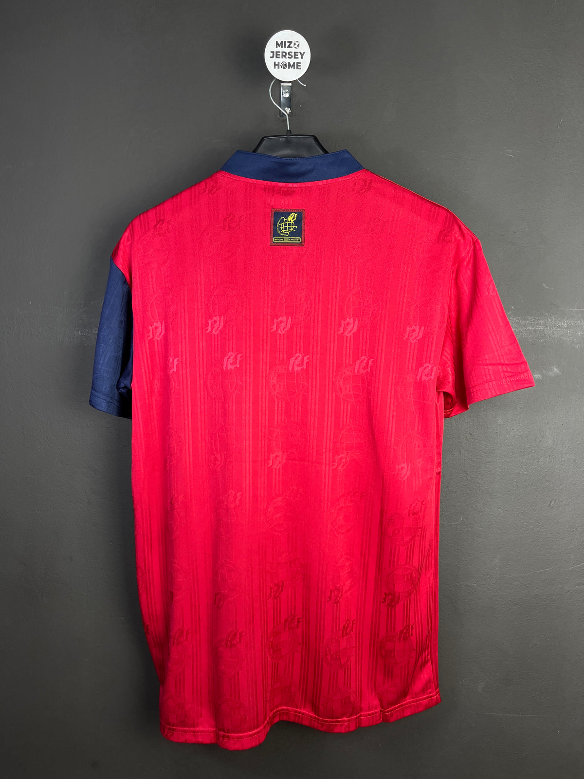 Spain Retro 1996 Home Jersey